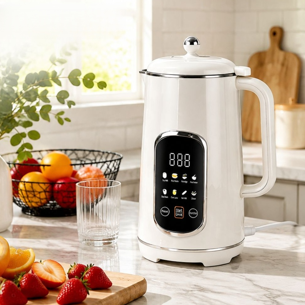 Household Silent Fully Automatic High-Speed Juicer, No Cooking, No Filtering, Residue-Free