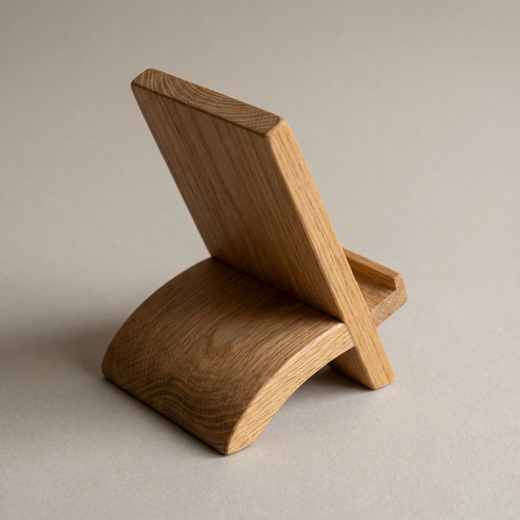 ที่วางโทรศัพท์ไม้