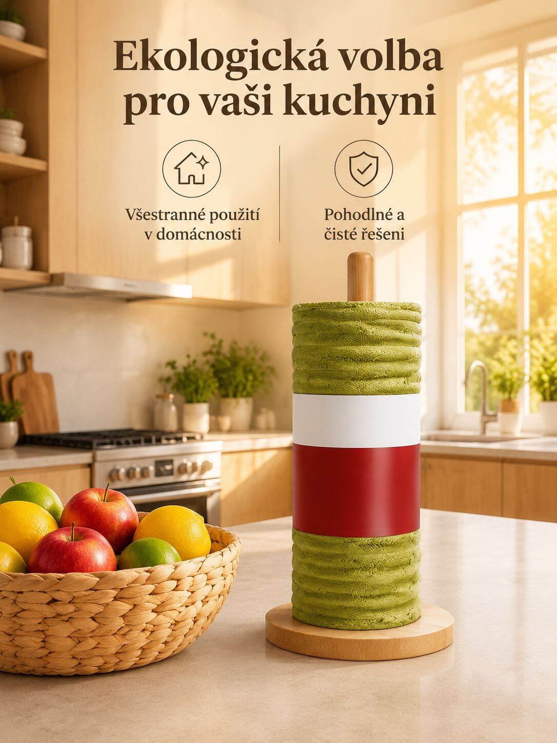 Bambusová utěrka šetrná k přírodě