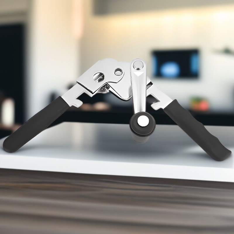 فتاحة علب يدوية للمطبخ، أداة فتح العلب الآمنة