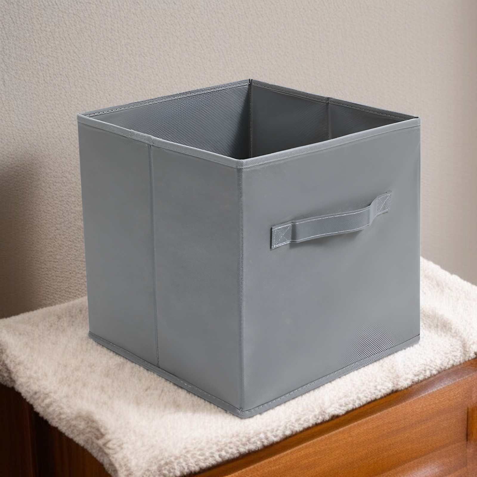 Fabric storage box foldable free installation storage box bedroom wardrobe clothing toy desktop stor
