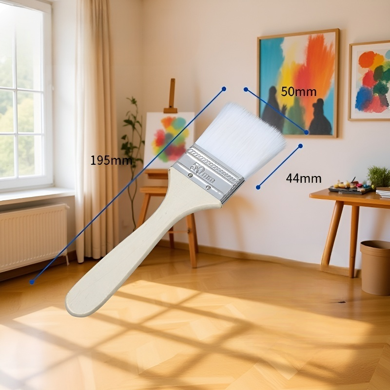 수성페인트 부티크 나무자루 페인트 브러쉬 물솔 브러쉬 털빠짐 없는 페인트 브러쉬 라텍스 페인트 브러쉬 나무자루 수성페인트 브러쉬