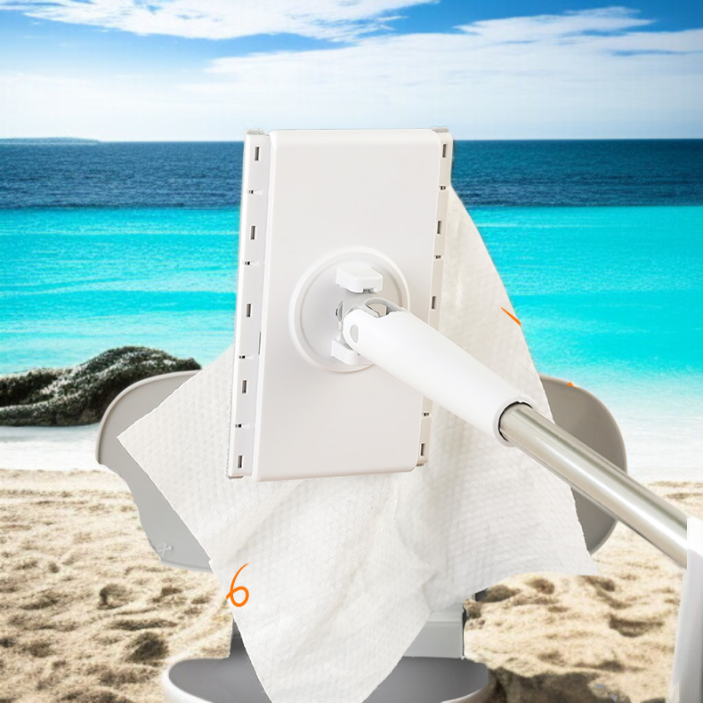 청소도구 집게 밀대 주방 화장실 손세탁 게으름뱅이 밀대 세면대 가정용 청소