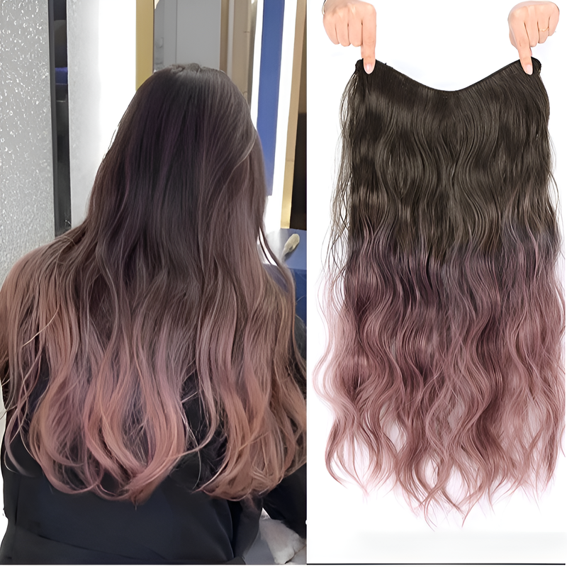 ส่วนต่อผมวิกแบบไล่สีไฮไลท์