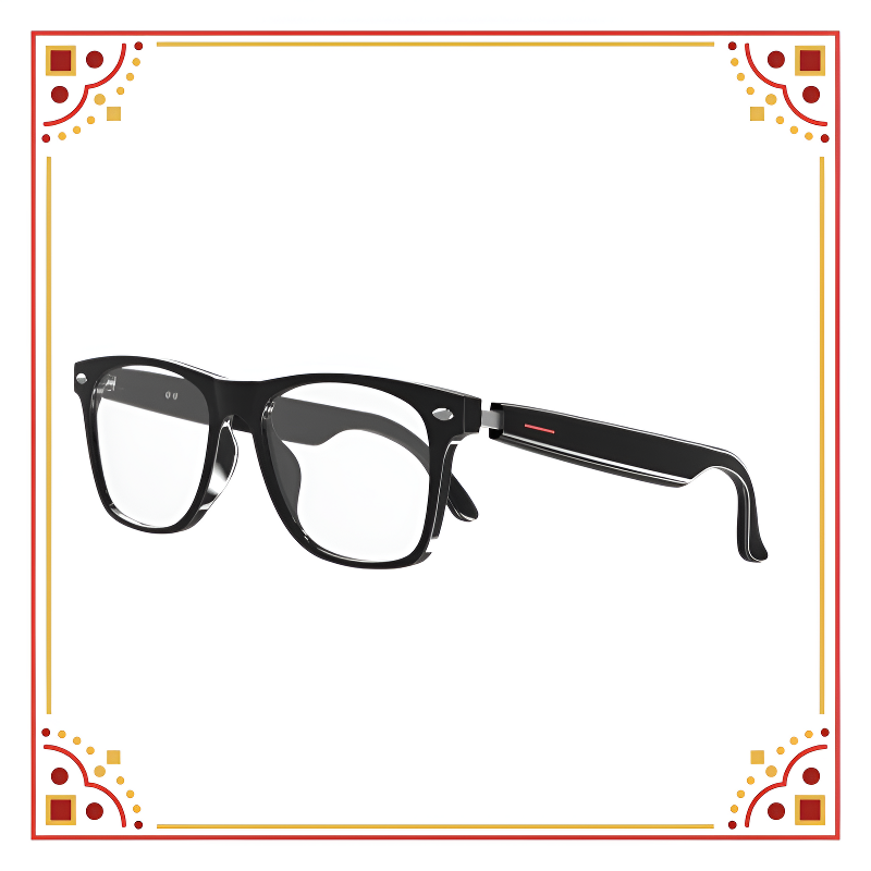 Gafas inteligentes con auriculares bluetooth, llamadas y música, filtro de luz azul