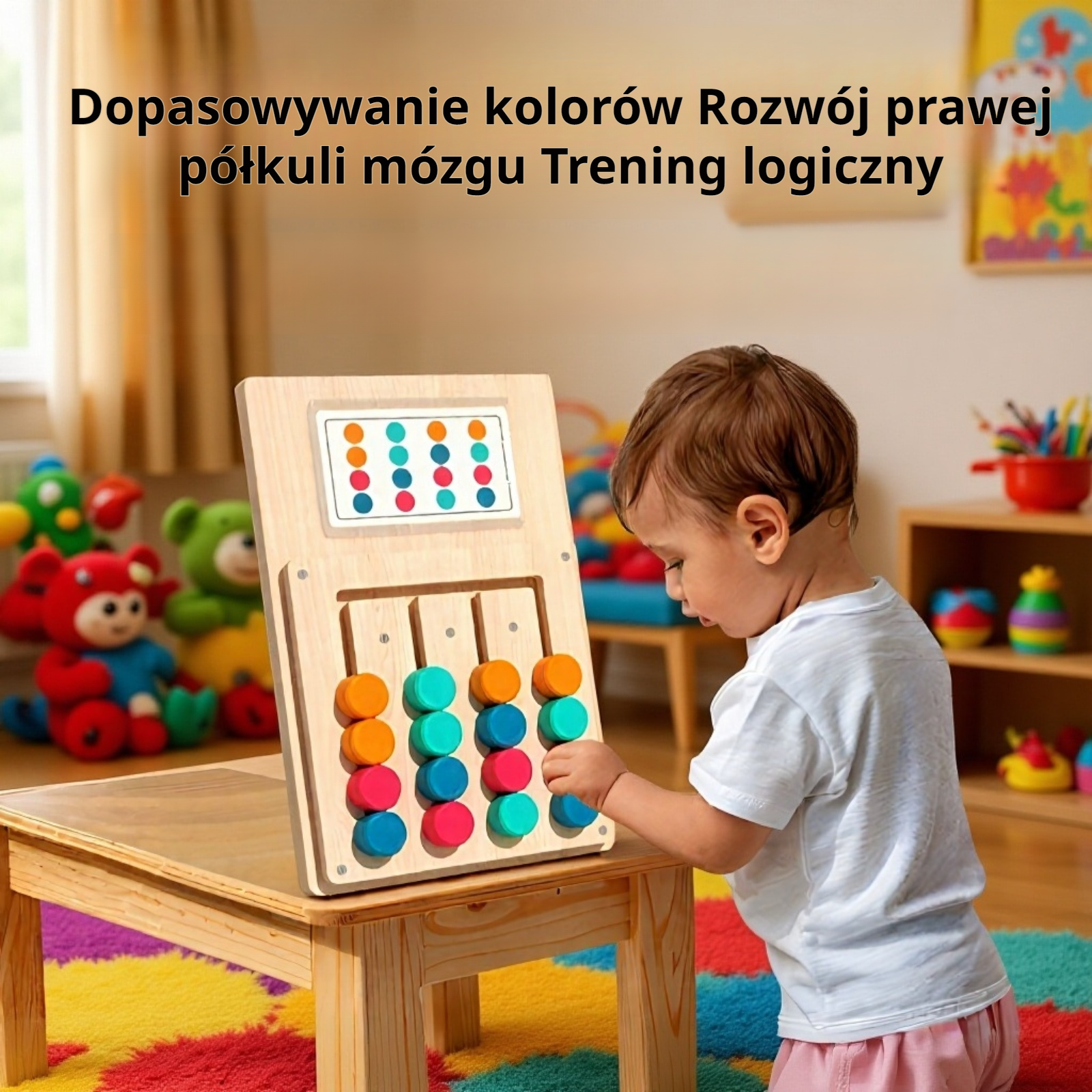 Bezpieczne puzzle drewniane dla najmłodszych