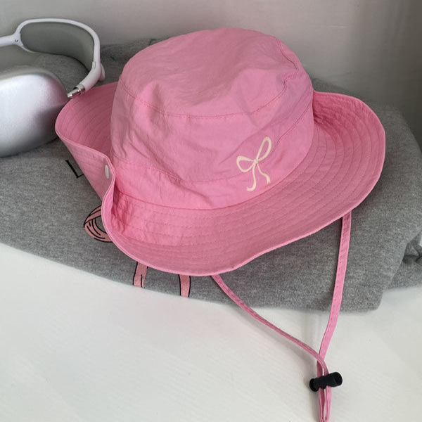 หมวกชาวประมงผูกโบว์แห้งเร็ว