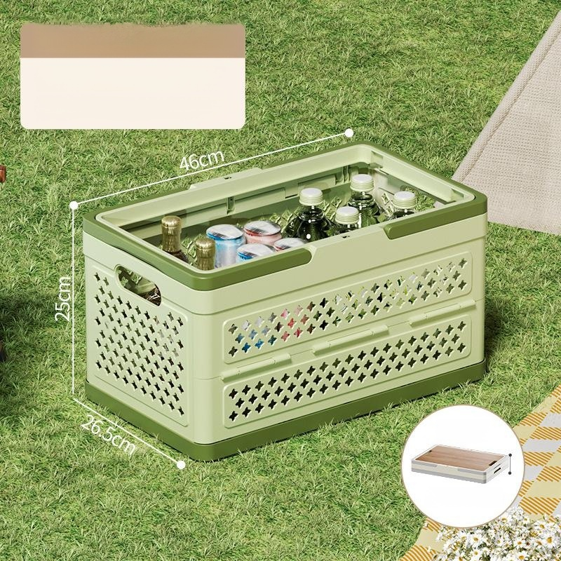 Multifunctional Outdoor Foldable Storage Basket Large Capacity Tote Picnic Box