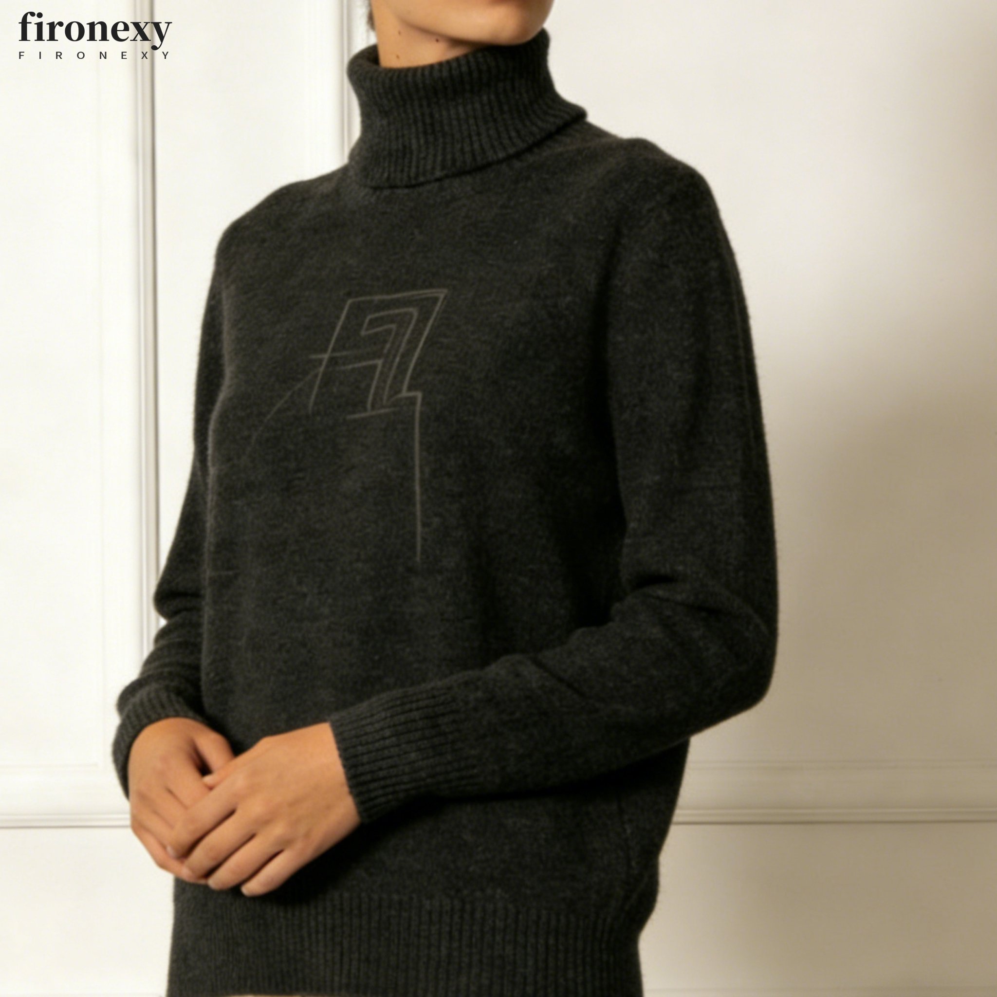 터틀넥 니트 스웨터