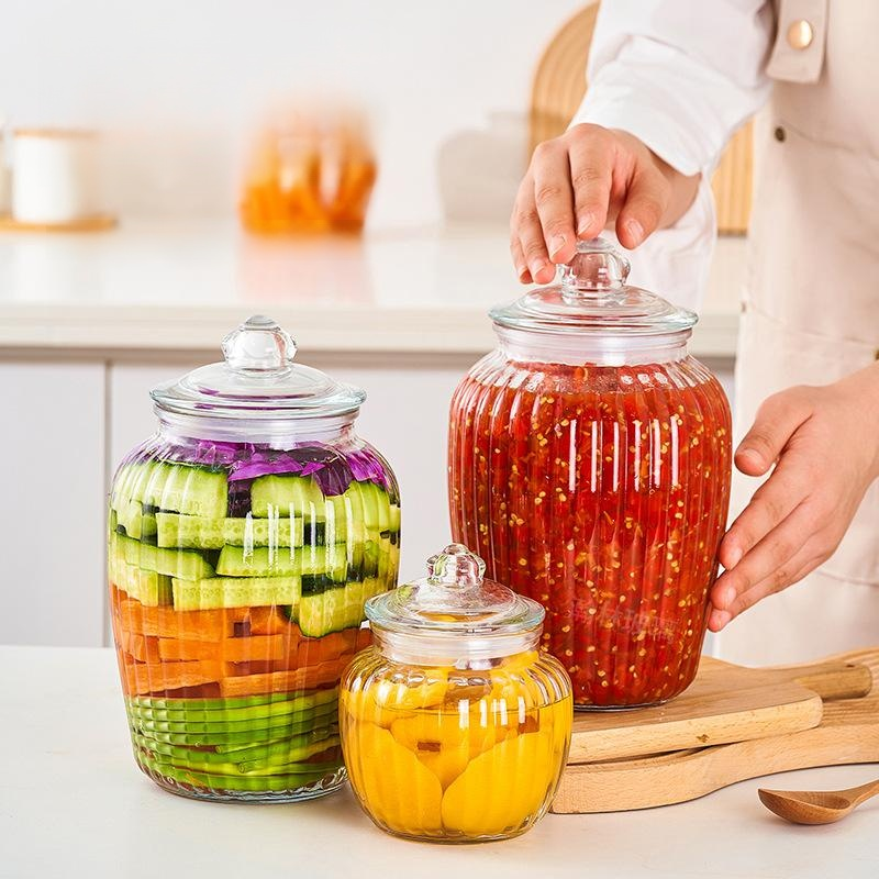 家庭用ガラス製ピクルス瓶