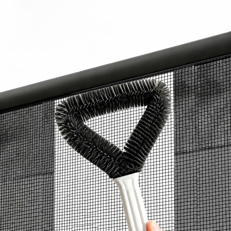 家用免拆洗三角紗窗雙面清潔刷