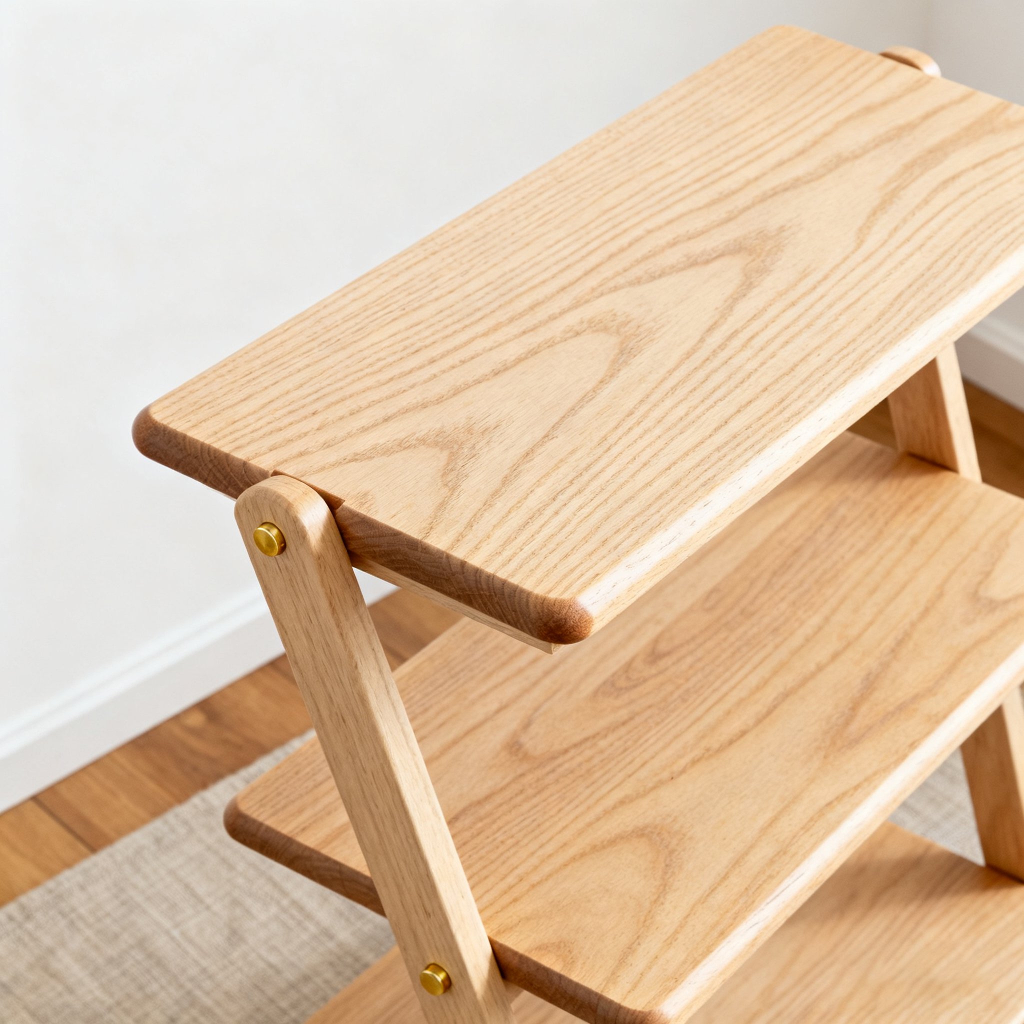 다양한 컬러의 3단 수납 선반