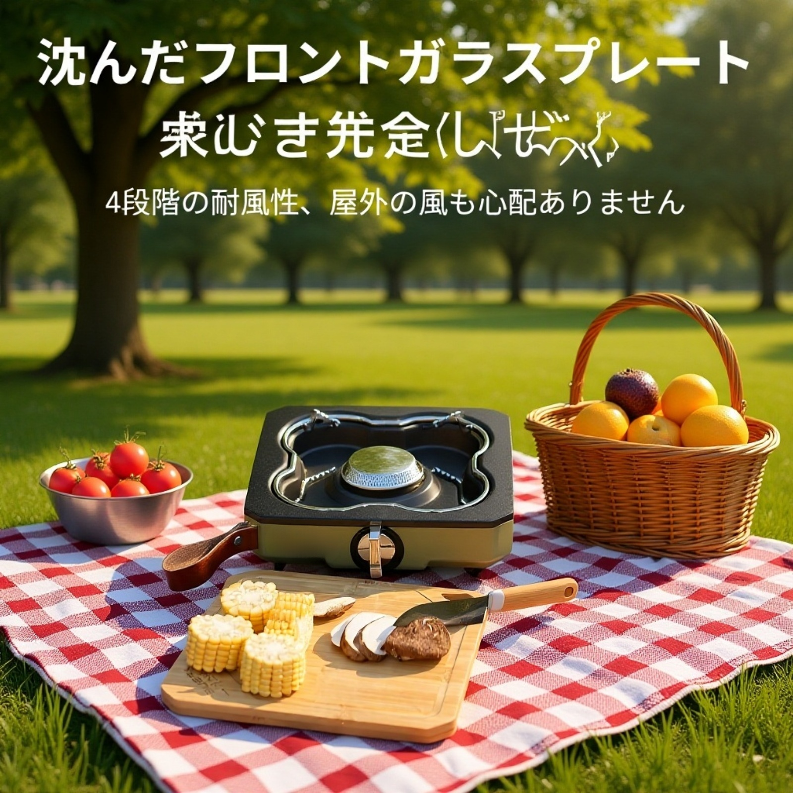 キャンプで使える高火力カセットコンロ