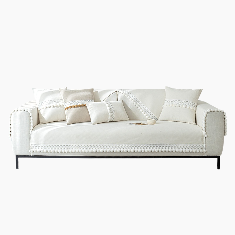 럭셔리 소파 패드 커버 미끄럼 방지 방석 패브릭 백 커버 셰닐 패브릭 소파 방석