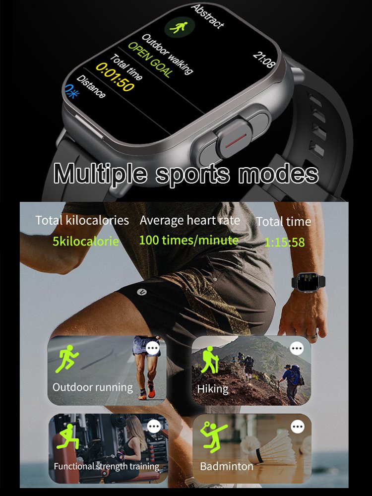 Bluetooth Earphone & Smart Watch 2-in-1 