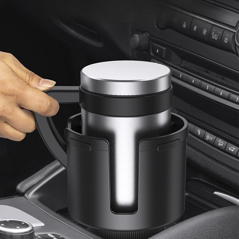 Large capacity car cup holder