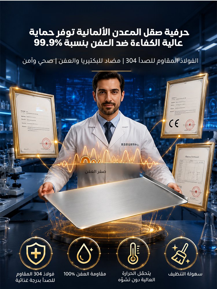 لوح تقطيع منزلي جديد من الستانلس ستيل المقاوم للبكتيريا والعفن