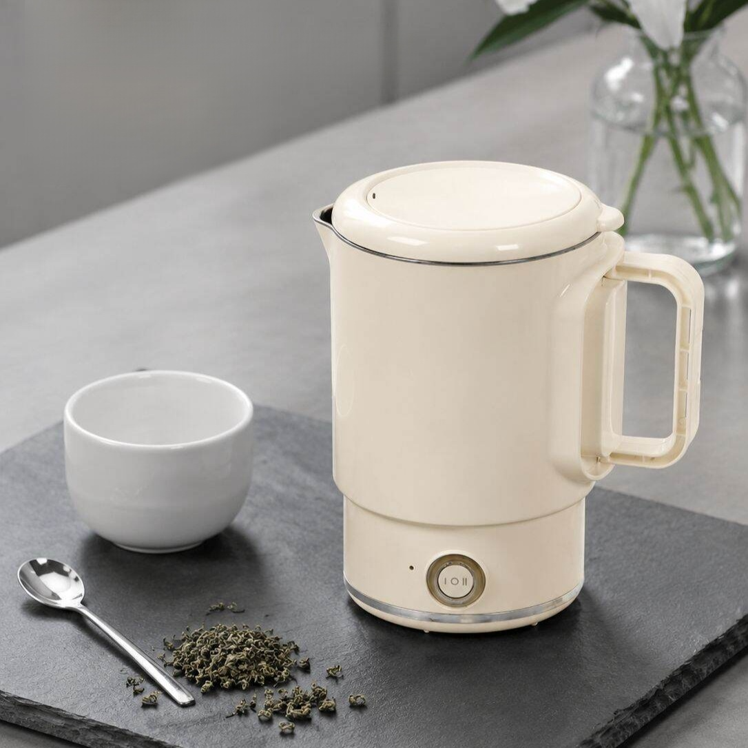 Multifunctional Foldable Electric Kettle and Stew Pot for Business Trip Heating