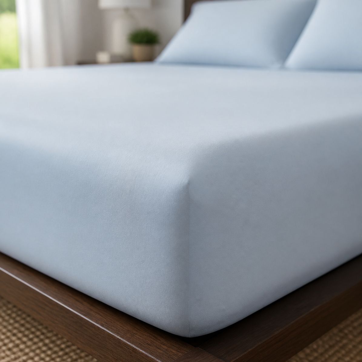 Class A Nylon/Ammonium Silk Cooling Fitted Sheet, Suitable for Summer Use in Air-Conditioned Rooms, 