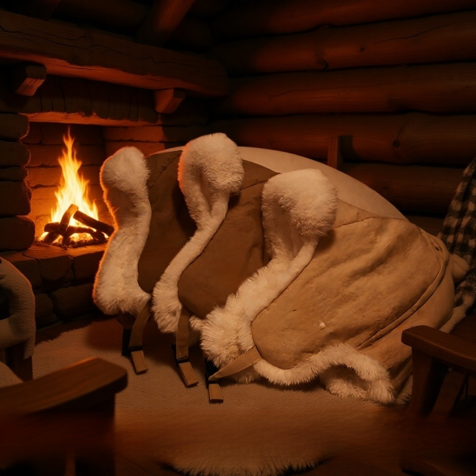 Gorro térmico de esquí y vuelo para mujer, a prueba de viento, forro polar, orejeras
