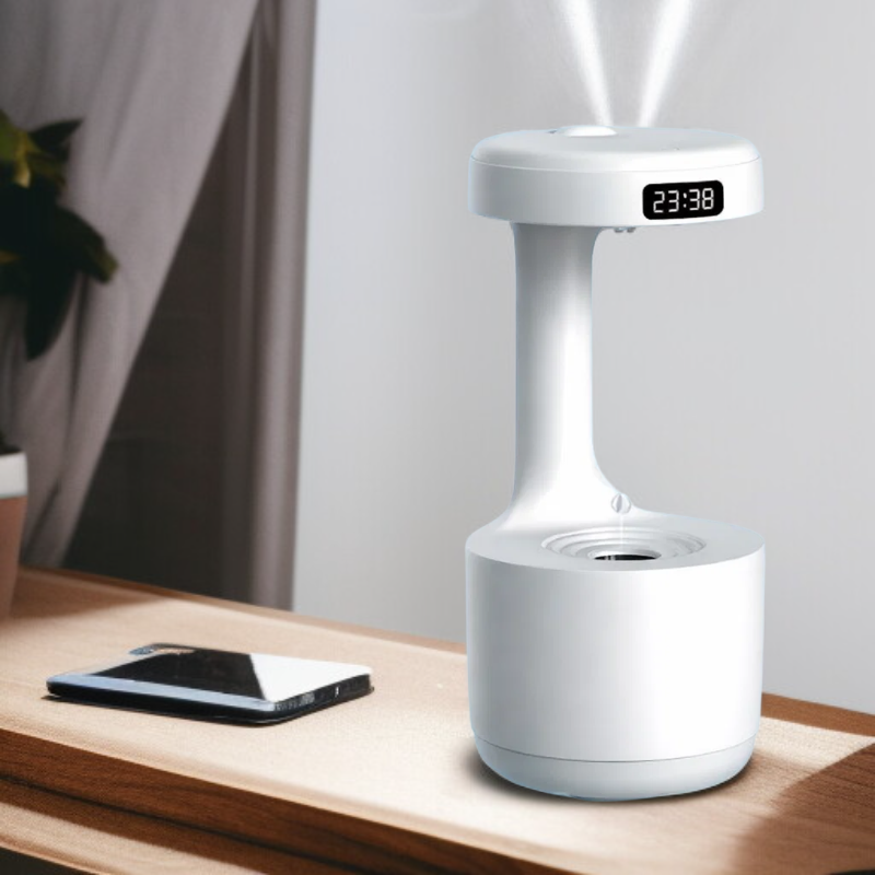 Diffuseur d’arômes mini USB de bureau, goutte d’eau anti-gravité, grande capacité