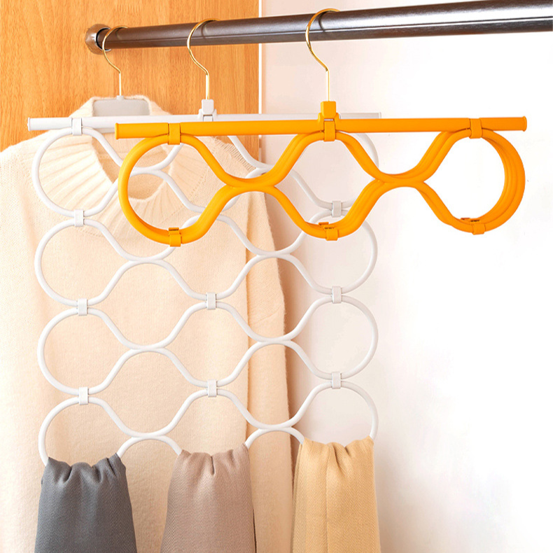 Multi functional folding space saving hanging rack