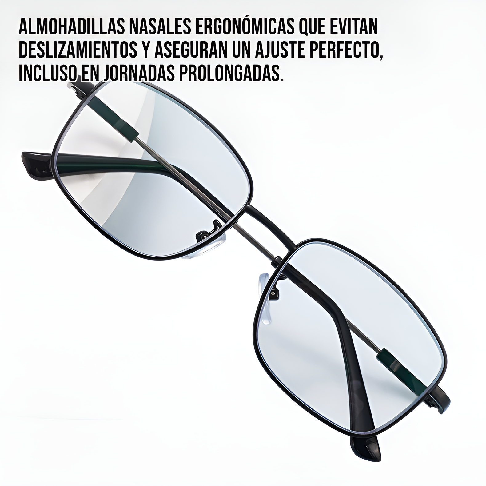 Montura grande y ligera en gafas de lectura