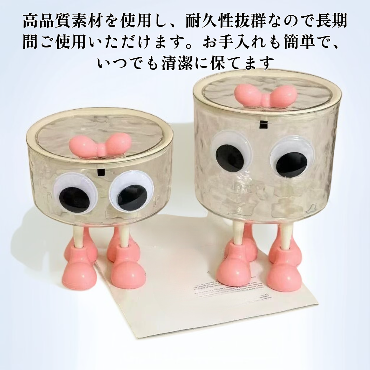 ヘアアクセサリーを収納したボックスの内部