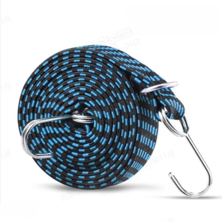 Motorcycle adjustable rubber straps