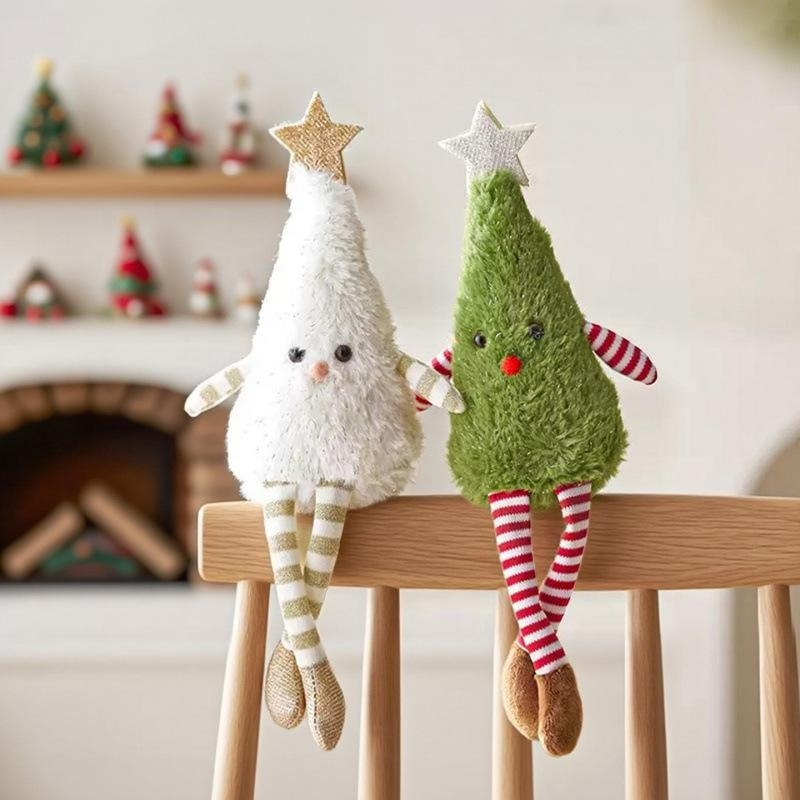 ตุ๊กตาประดับต้นคริสต์มาสทำจากผ้ากำมะหยี่