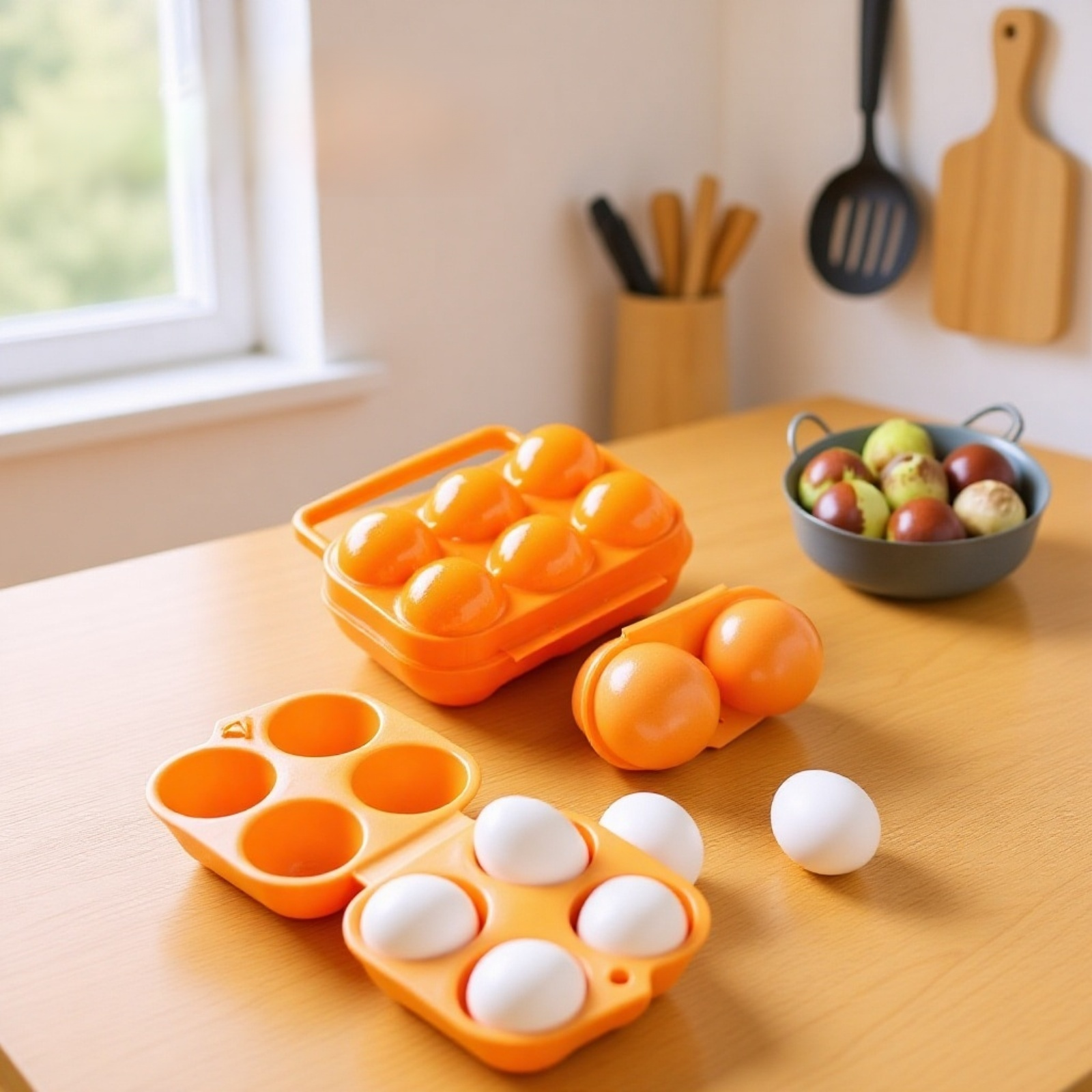 便攜手提蛋分格保護托