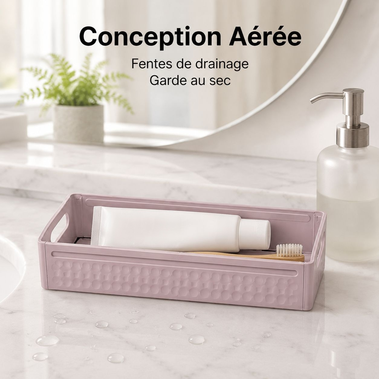 Boîte de rangement extensible à tiroirs