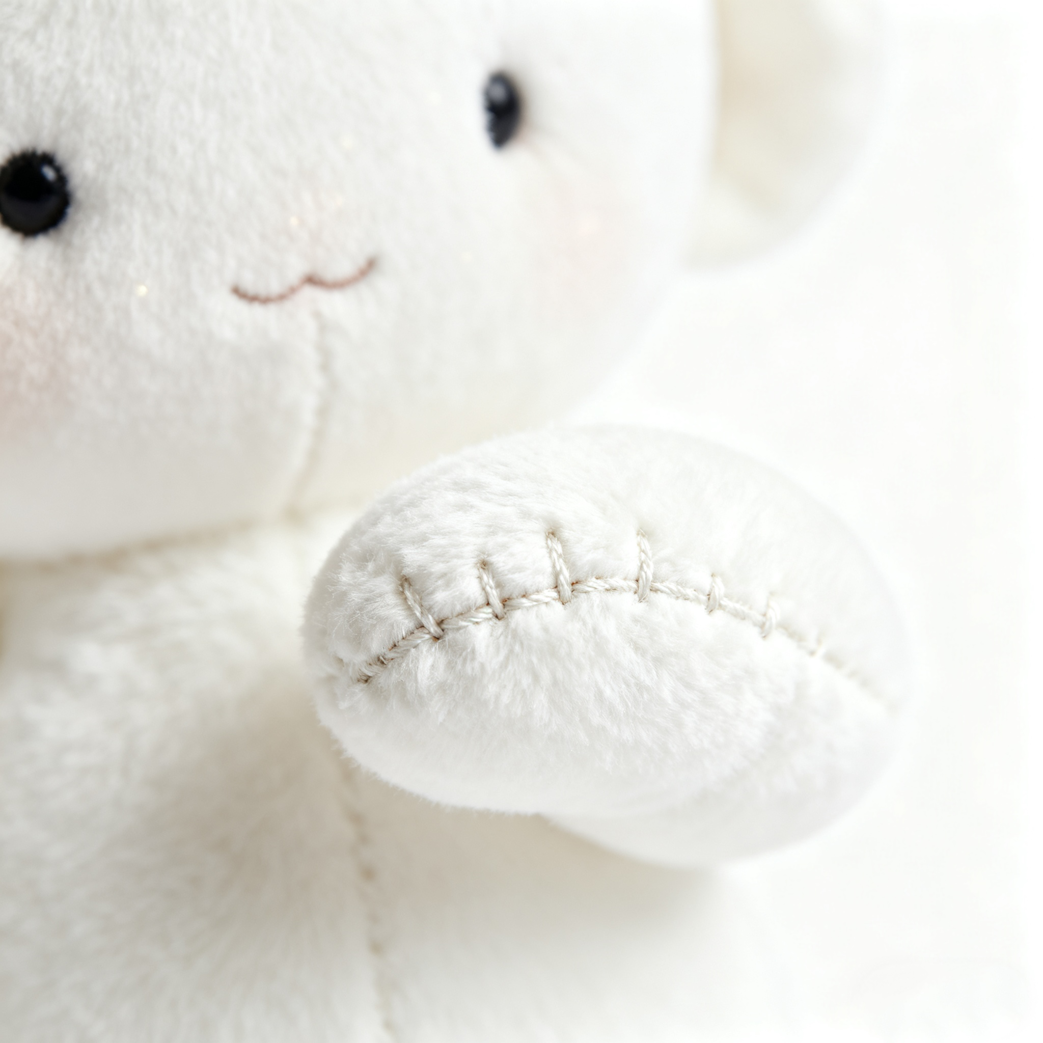 Muñeco de peluche ovejita sonriente