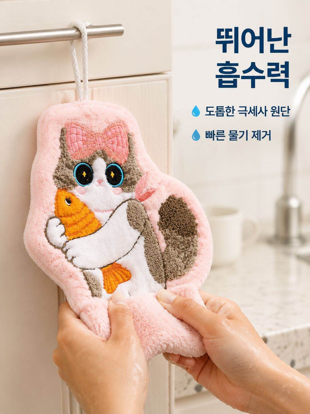 걸이형 두꺼운 흡수 속건 수건