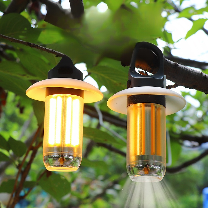 Mini portable multifunctional camping light