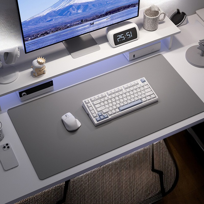  PU 가죽 데스크패드 방수 마우스패드 사무용 책상매트