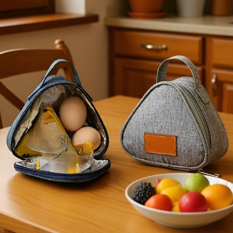 휴대가 간편한 미니 보온 도시락 가방
