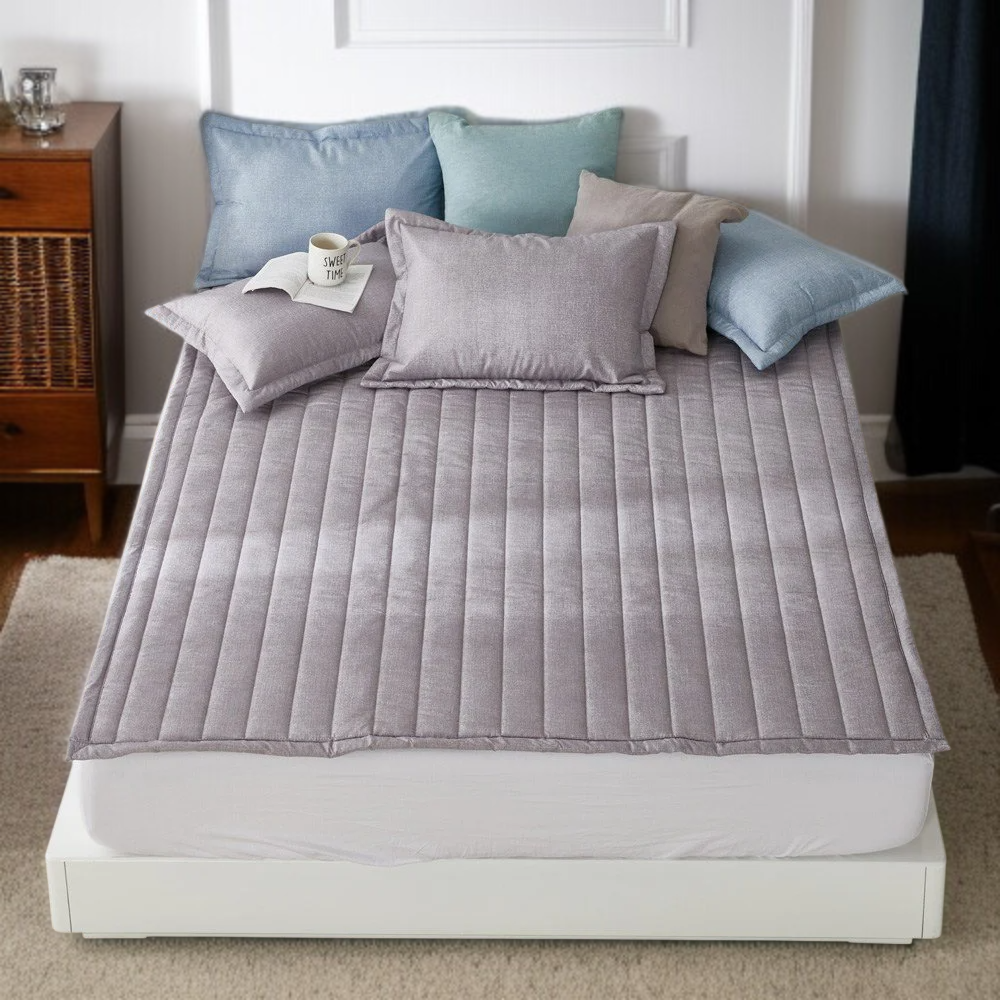 가정용 매트 보호 매트리스 두껍게 콩 면 쿠션 미끄럼 방지 요를 깔다