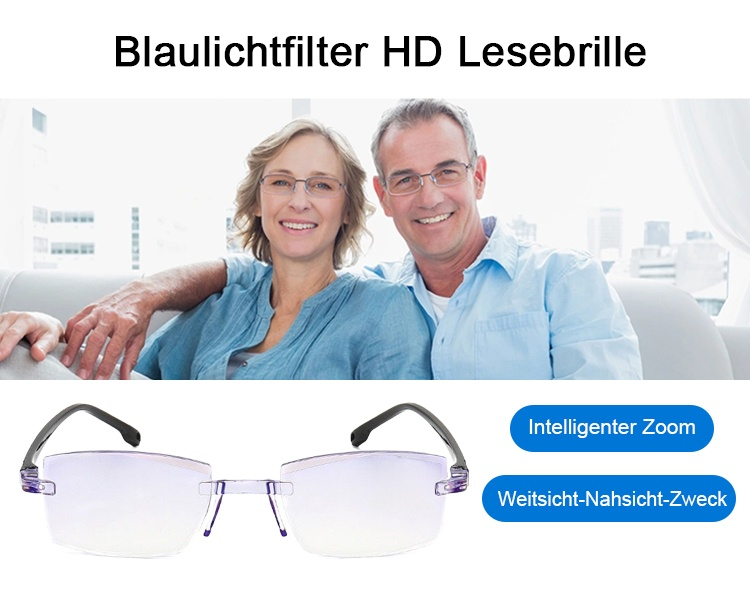 Hochauflösende Lesebrille Nahaufnahme