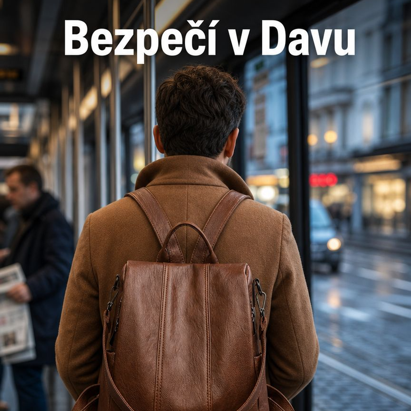 Nový americký stylový moderní batoh s ochranou proti krádeži