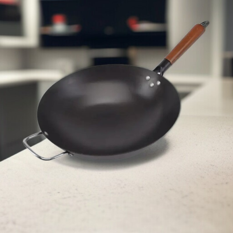 가정용 녹방지 둥근바닥 논스틱냄비 2세대 질화숙철볶음냄비 건강냄비