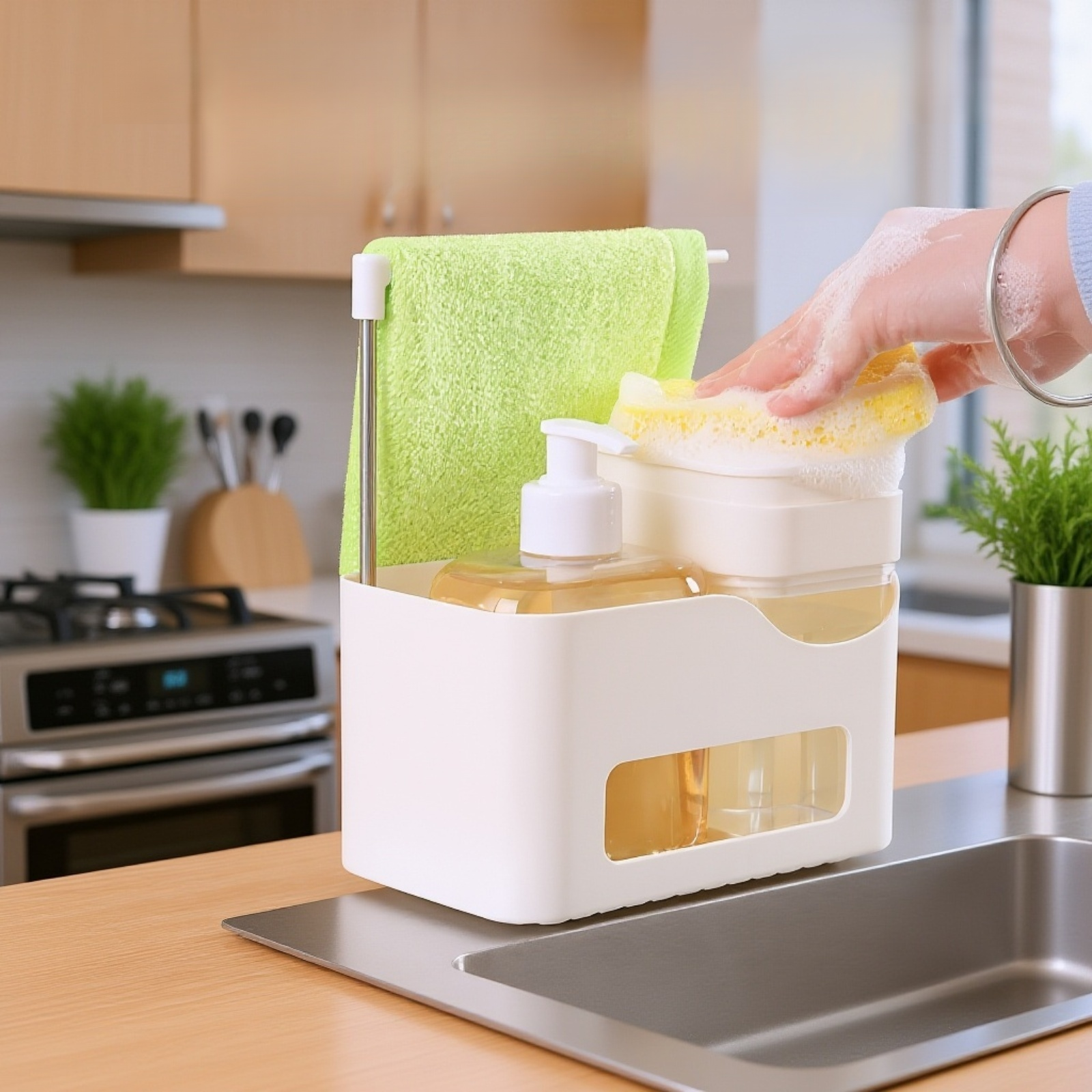 موزع صابون مضغوط