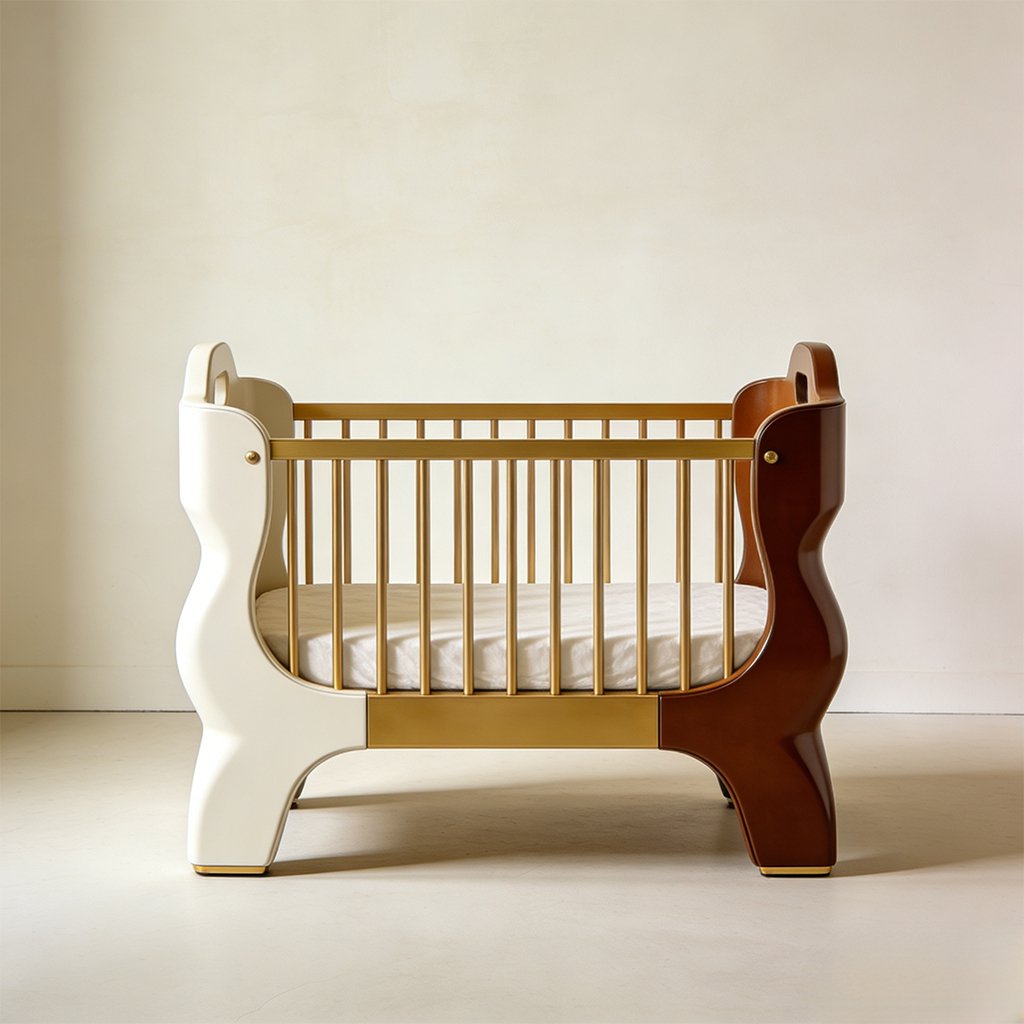 Cuna de madera ecológica para bebé