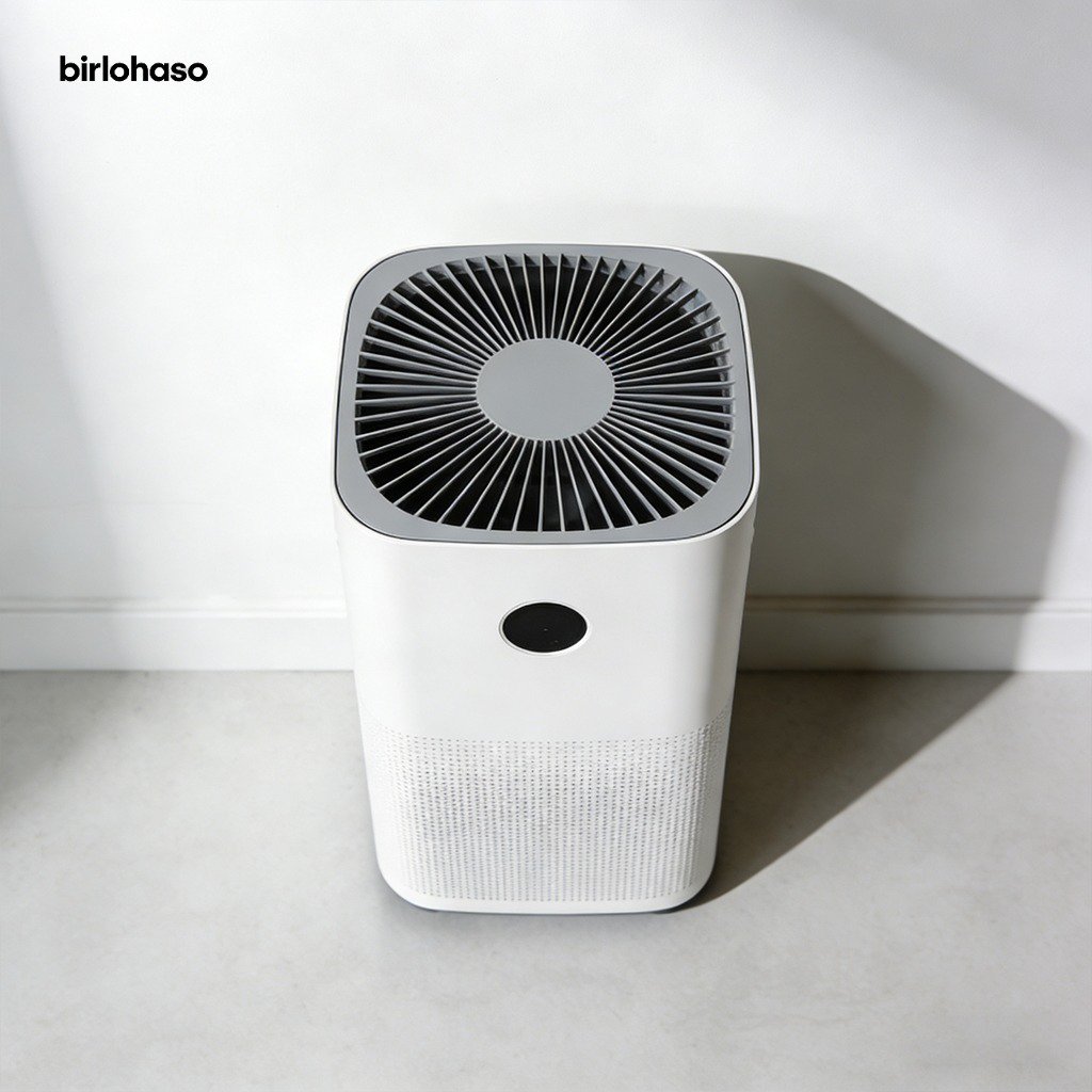 Close-up of humidifier releasing cool mist