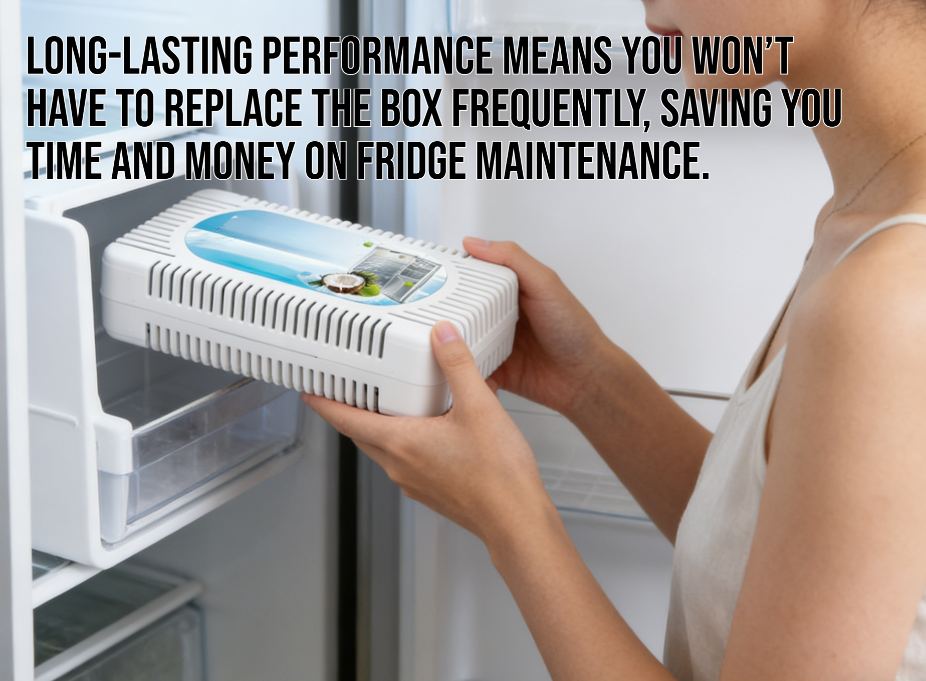 Refrigerator Odor Removal and Air Freshener Box in fridge