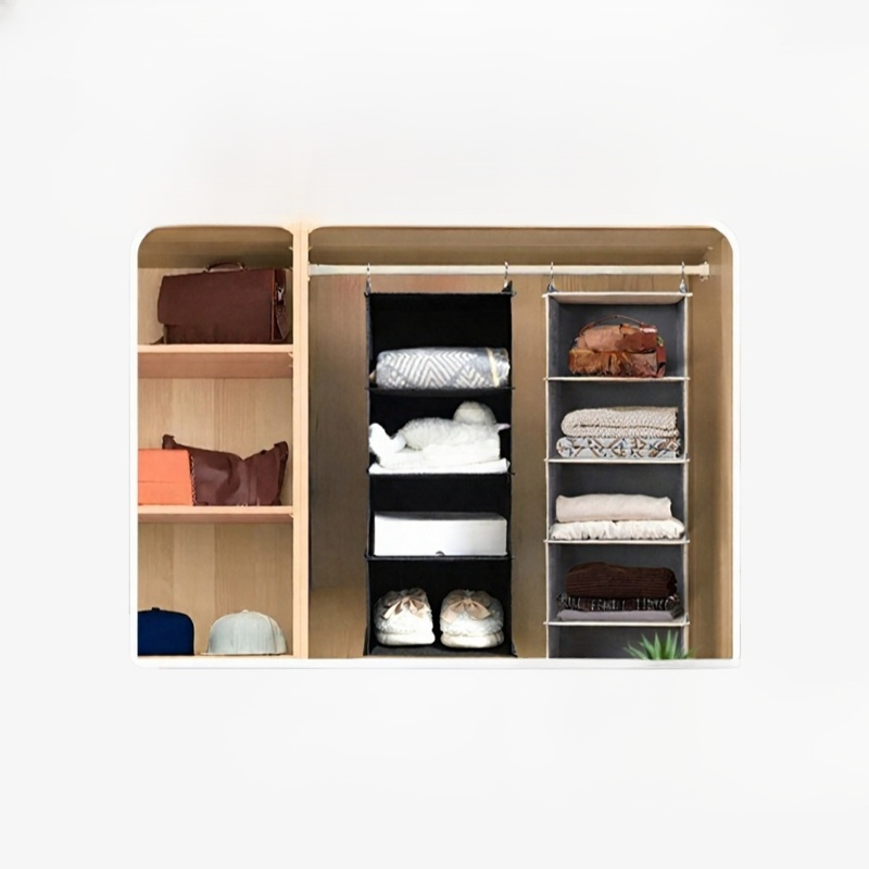 Bolsa colgante de almacenamiento de ropa y objetos de varias capas