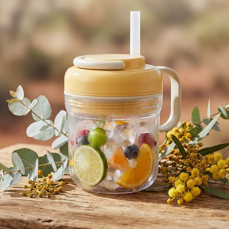 야외에서 사용하는 휴대용 얼음컵