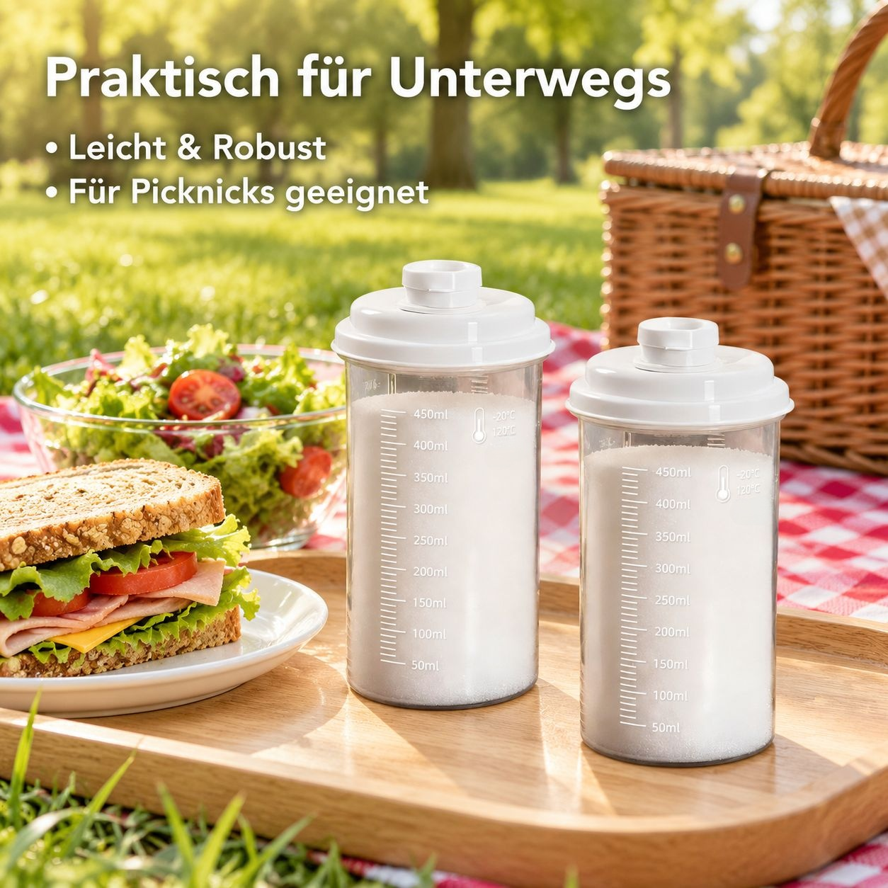 Vorratsdose mit Streuer für Salz, Zucker und feine Gewürze