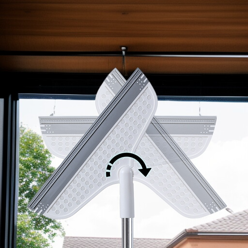 양면 매직 청소 빗자루 손쉬운 회전식 화장실 와이퍼 유틸리티 청소 도구