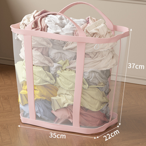 折り畳みランドリーバスケット収納